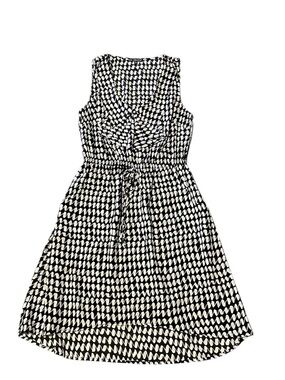 Bebop black & white patterned dress